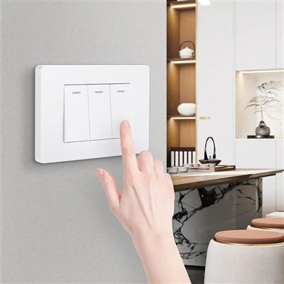 Switsh Tri Gang Dwy Ffordd